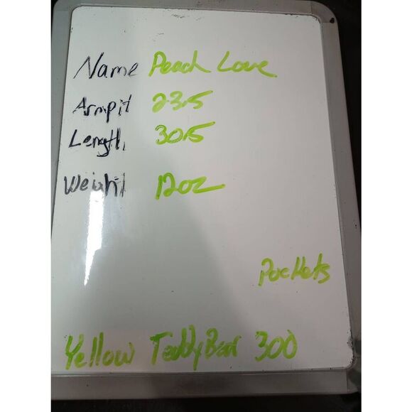 Peach Love Shirt Ladies Small Oversized Button Front Long Sleeve Light Weight Bl - Picture 7 of 7